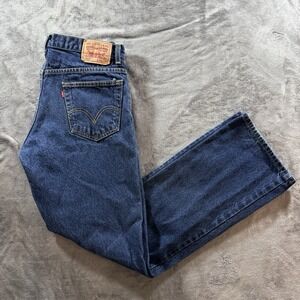 Vintage Levi's 517 Jeans Men's 36x34 Blue Boot Cut Denim Y2K Cowboy Skater